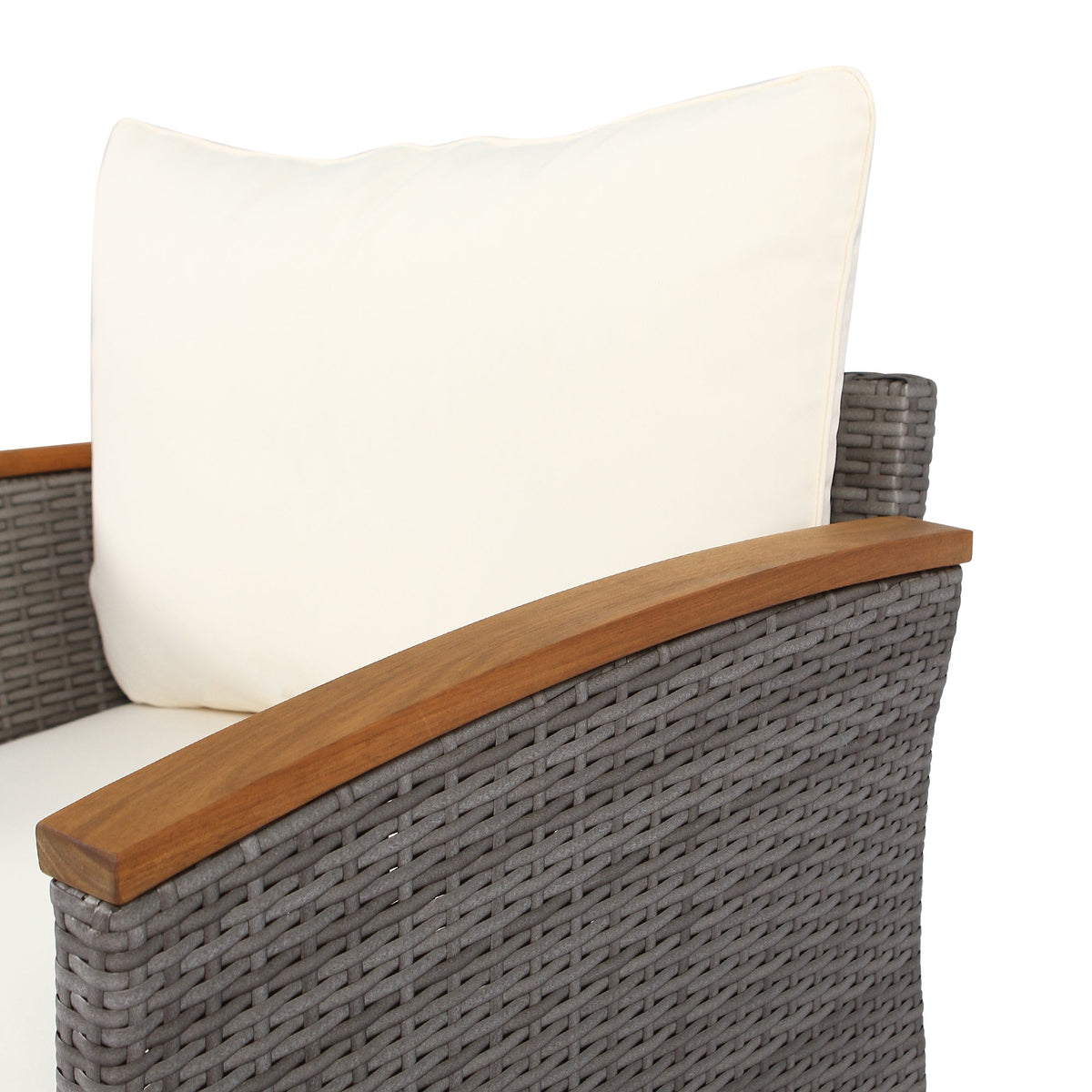 GO 9-Piece PE Rattan Patio Set with Coffee Table