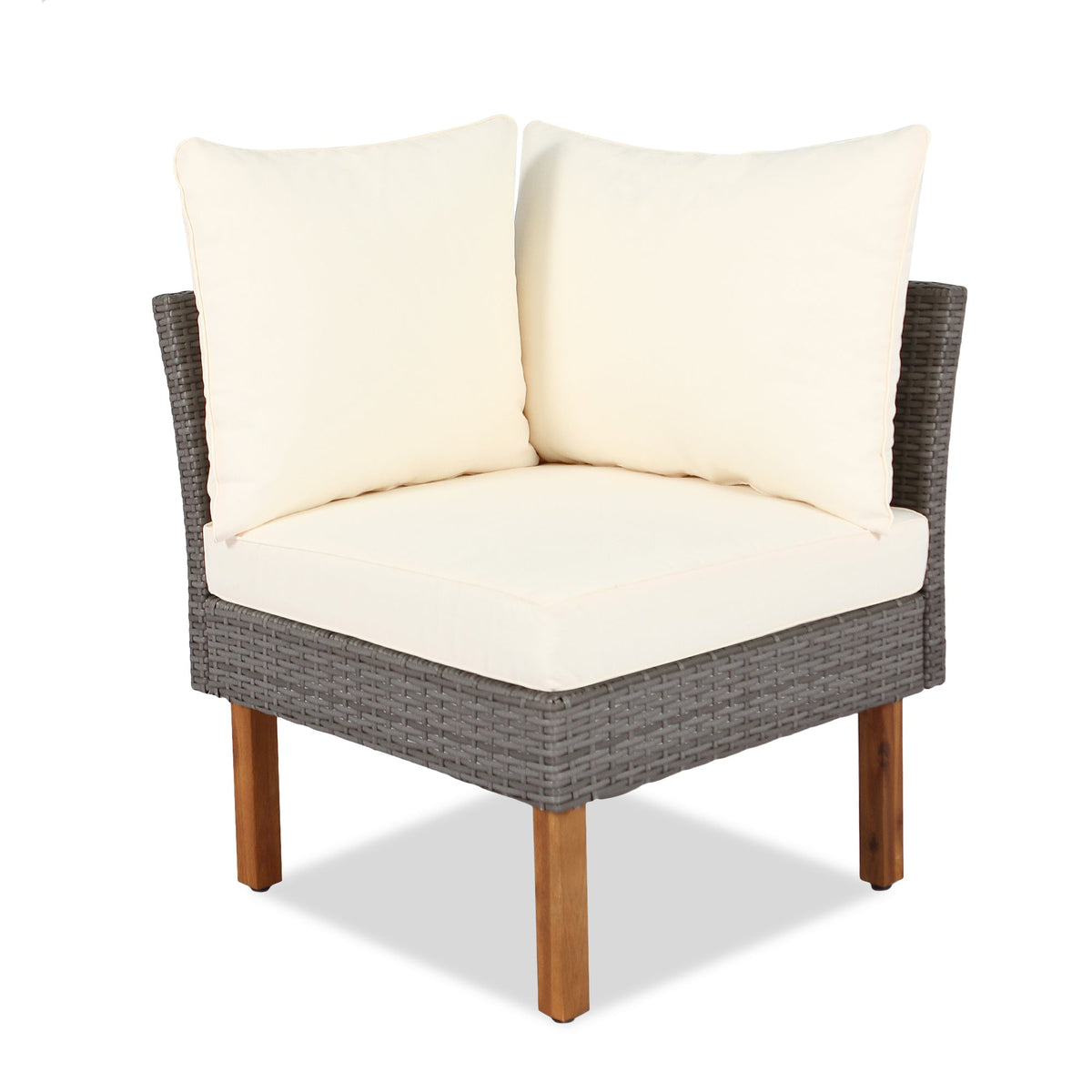 GO 9-Piece PE Rattan Patio Set with Coffee Table