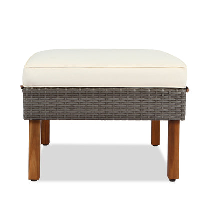GO 9-Piece PE Rattan Patio Set with Coffee Table