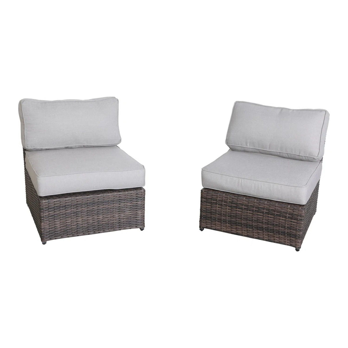 Modular Patio Seating Set with Cushions