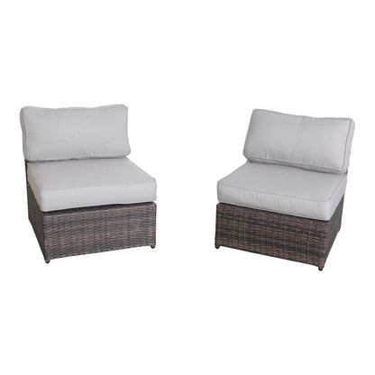 Modular Patio Seating Set with Cushions