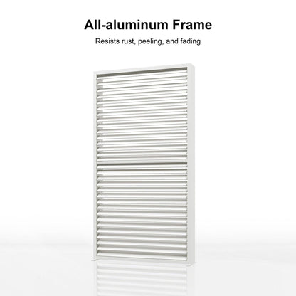 Louvered Pergola Modern White Pergola with Adjustable Roof for Deck Backyard Garden — product view 19