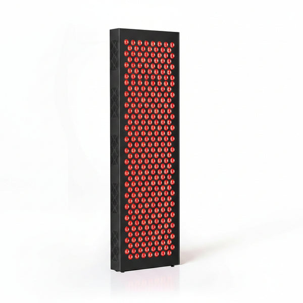 Red Light Therapy Box, 5In1 LED with 630-660-810-830-850, Metal Case, 3 Modes Red Light Panel with Soft Belt, 6 Timing Set - 9 Pulse Modes - 4-Level - Red Light Therapy Panel for Body