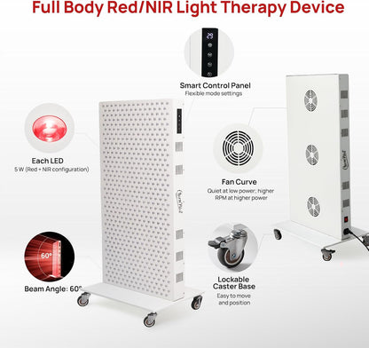 Red Light Therapy Panel for Body, 580Leds, Near‑Infrared Light Device — product view 6